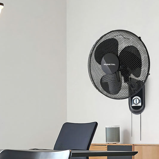 Ventilador De Pared Punktal Pk-4060vt 40 Cm 50 W Negro Oscuro Plástico 5