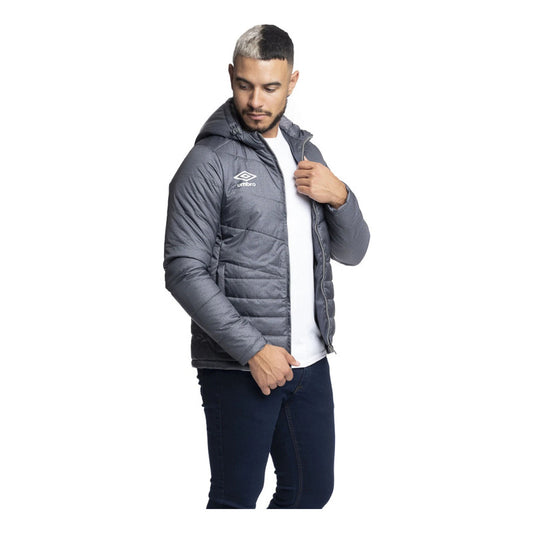 Campera Umbro Parka Camperon Hombre Adulto - Gris - M