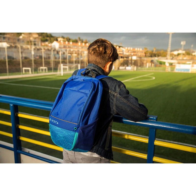 Mochila Kipsta 17l - Deportiva Essential Azul