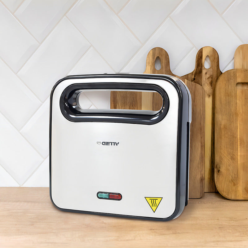 Sandwichera Allied Antiadherente Al-sd750 750 W Plateado