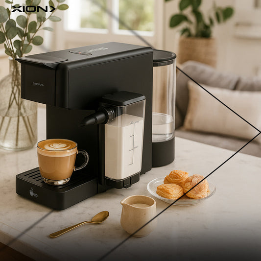 Cafetera Multiusos 3 En 1 Dolce Gusto, Nespresso Y Mólido Color Negro