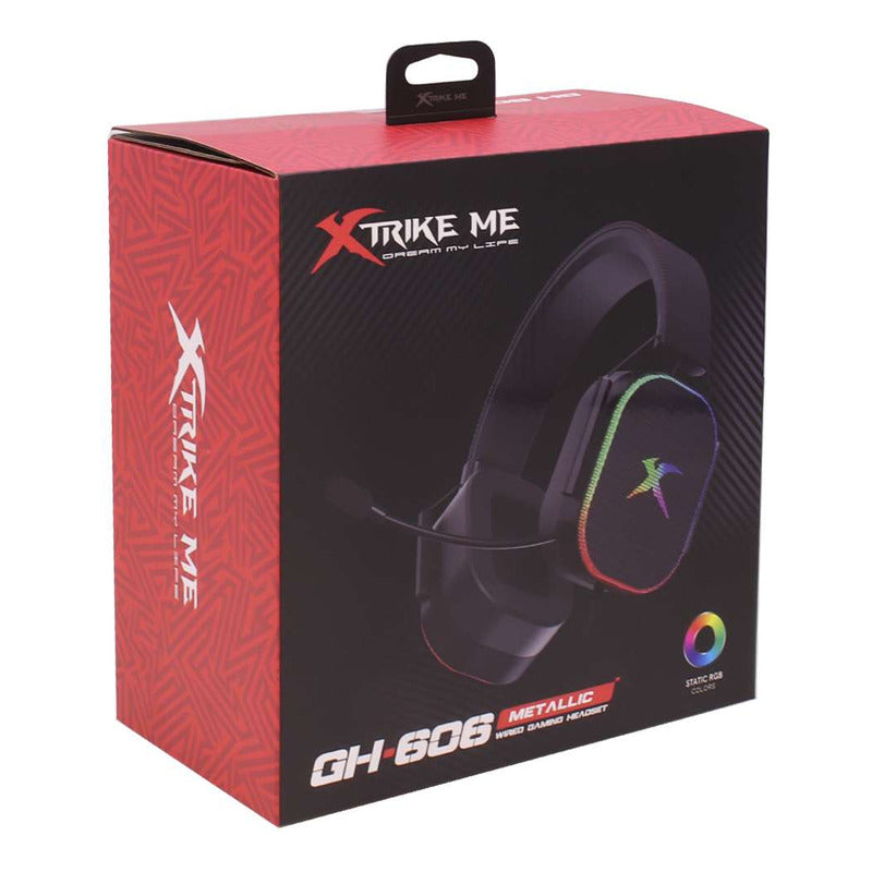 Auriculares Gamer Con Sonido Estéreo Y Rgb - Negro