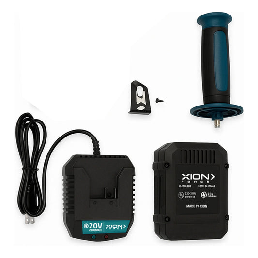 Taladro De Impacto A Bateria 20v (brushless) Xion Xi-tool28b Verde 50/60hz