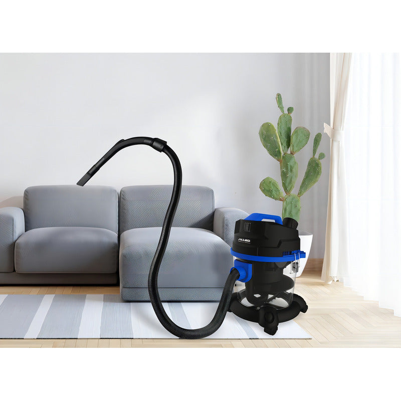 Aspiradora Allied Al-aq80 Aqua Sin Bolsa Color Negro/azul