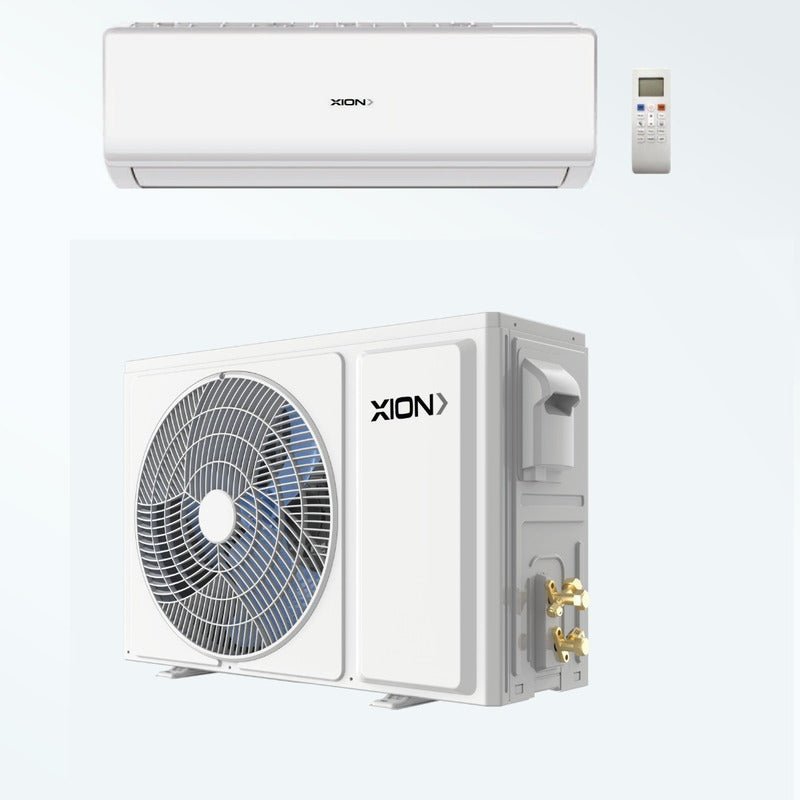 Aire Acondicionado Split Xion Frio Calor 9000 Btu Eficienc B Color Blanco