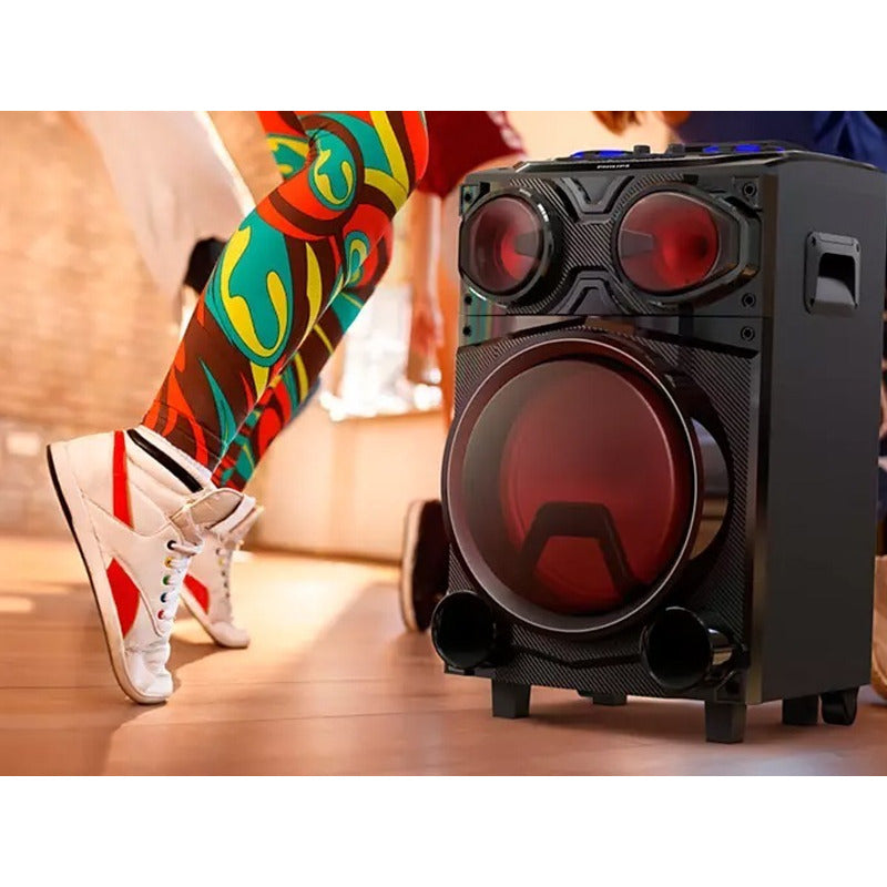 Parlante Party Speaker Philips Tax3305/77 Con Bluetooth Negro