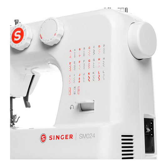 Máquina De Coser Recta Singer Portable Color Blanco