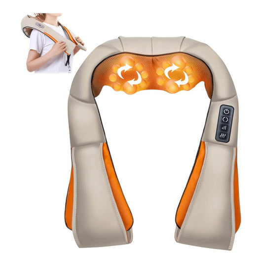 Masajeador Electrico Cuerpo Espalda Cuello Anti Estres Beige