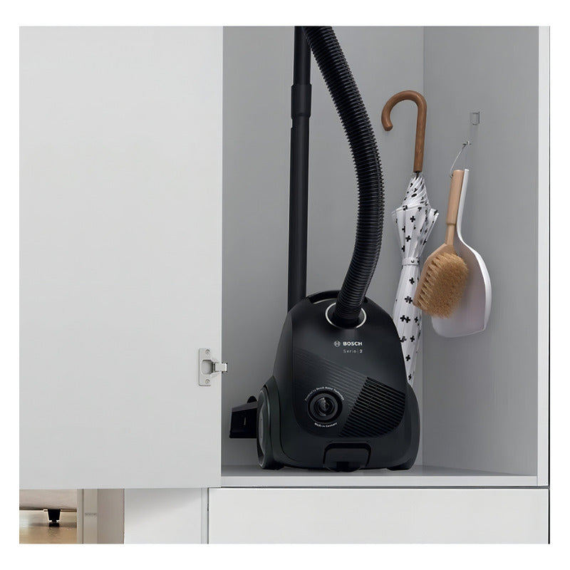 Aspiradora Con Bolsa Bosch Bgbs2lb1 Color Negro