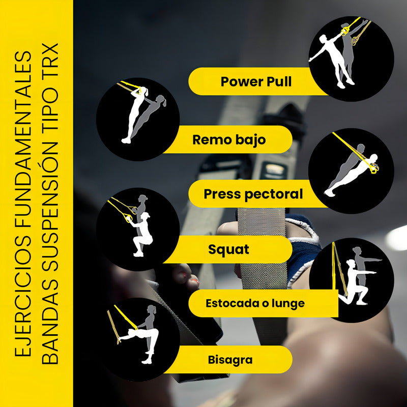 Bandas Suspension Athletic Tipo Trx/set