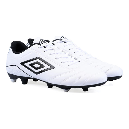 Championes Futbol 11 Umbro Classico Botin F11 Zapato Adulto - Blanco/negro - 7.5 Us