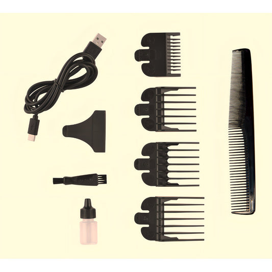 Cortadora De Pelo Y Barba Inalámbrica Profesional Xion Negro Único