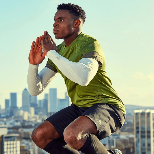 Manga De Compresión adidas L/xl Blanco