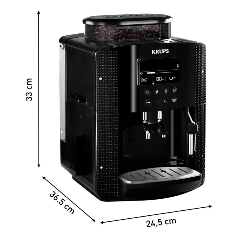 Cafetera Superautomática Krups Essential Digital Espumador - Negro