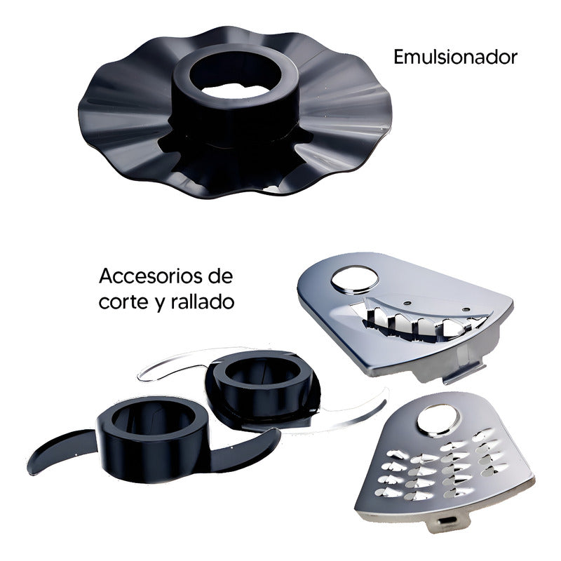 Multiprocesadora De Alimentos Punktal Mp12 Acero Inoxidable Inox