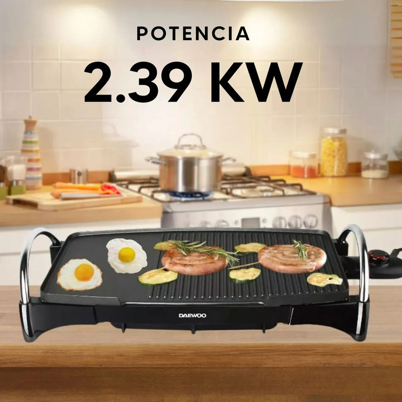Parrilla Electrica Daewoo Eg8722 Negro Negro