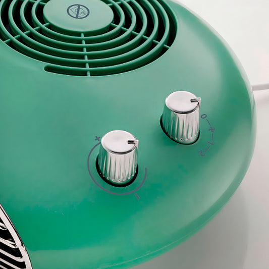 Estufa Caloventilador Electrico Vintage Ariete 8211 2000w Color Verde