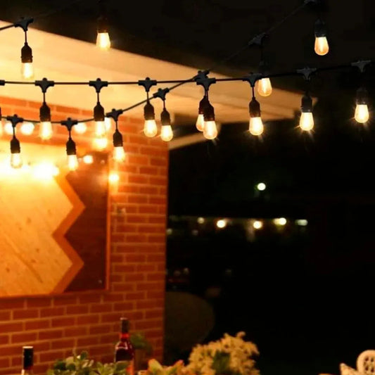 Guirnalda 10 Luces Led Cálidas 5 Metros 220v - Calida