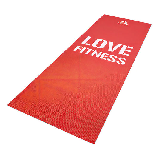 Colchoneta De Entrenamiento Yoga Mat 4mm Love Fitness Reebok Rojo
