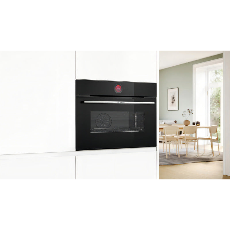Horno De Empotrar Bosch Compacto Cbg7341b1 Color Negro