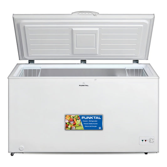 Freezer Horizontal Punktal Pk-hs543 418 Litros Eficneicia A Color Blanco