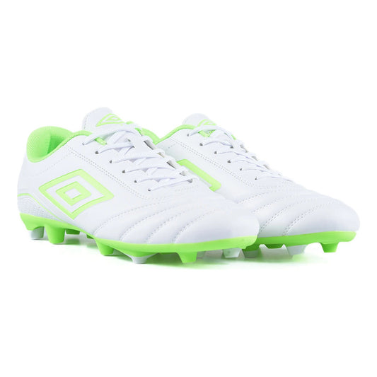 Championes Futbol 11 Umbro Classico Botin F11 Zapato Adulto - Blanco/verde - 8.5 Us