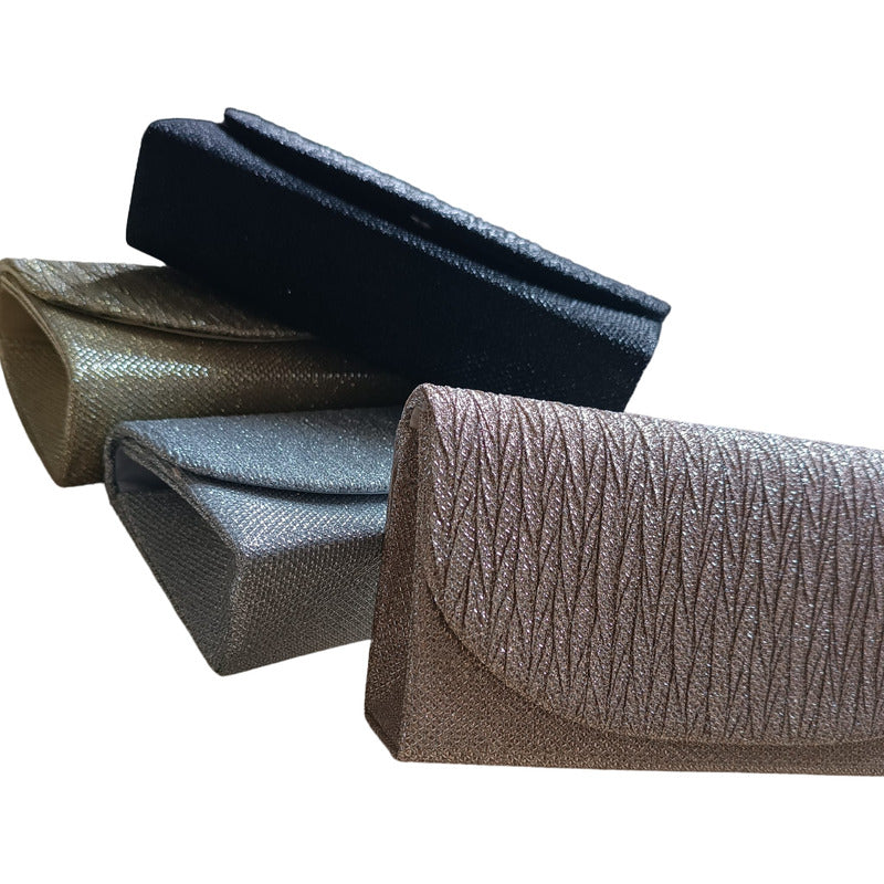 Sobre De Fiesta Con Cadenita Cartera Dama Carteritas De Gala Champán