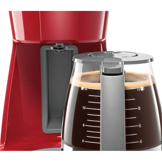 Cafetera De Goteo Bosch Tka3a034 Roja 1.25 Lts - Color Rojo