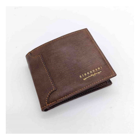 Billetera Para Hombre Con Monedero Sector Tarjeta De Cuerina Marrón 1