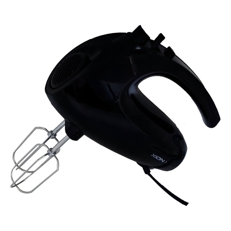 Batidora De Mano 200 W Xion 5 Velocidades Color Negro - Negro