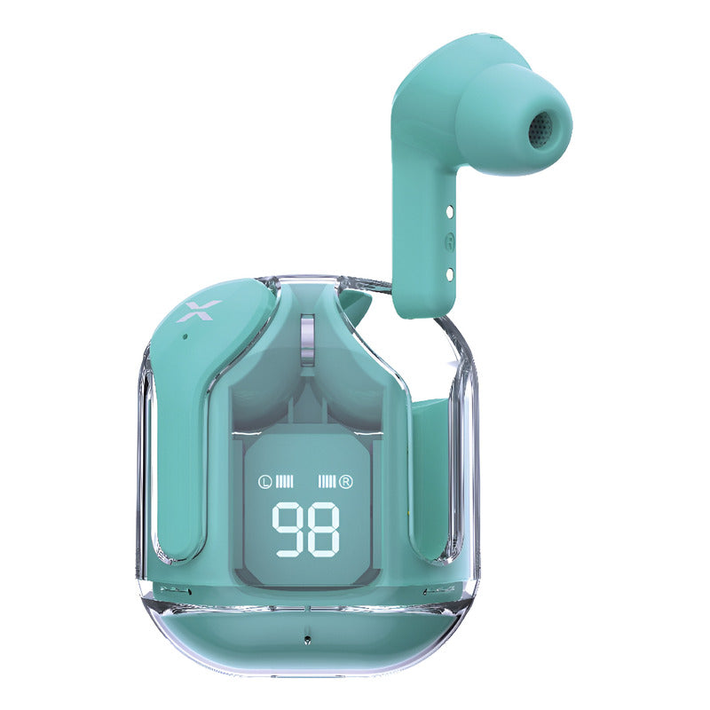 Auriculares Bluetooth Inalambrico Xion Xi-aux400 Color Verde Claro