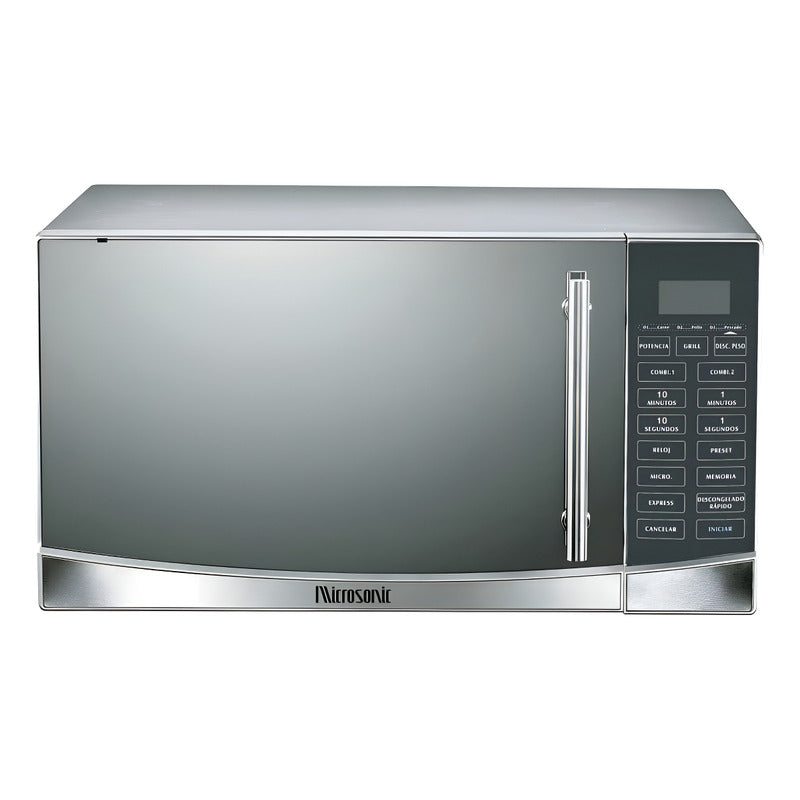 Microndas Con Grill Microsonic 30 Litros Digital Acero Inox