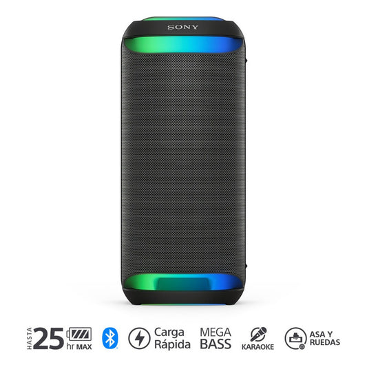 Parlante Bluetooth Inalámbrico Portátil Sony Xv800 Color Negro
