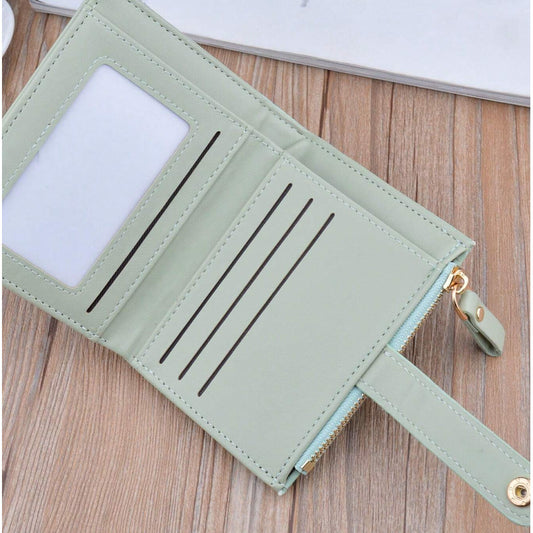 Billetera De Dama Billeteras De Dama Con Monedero Para Mujer Verde Claro