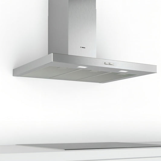 Campana De Pared Bosch Plana 90cm Dwb96bc50 Acero Inoxidable