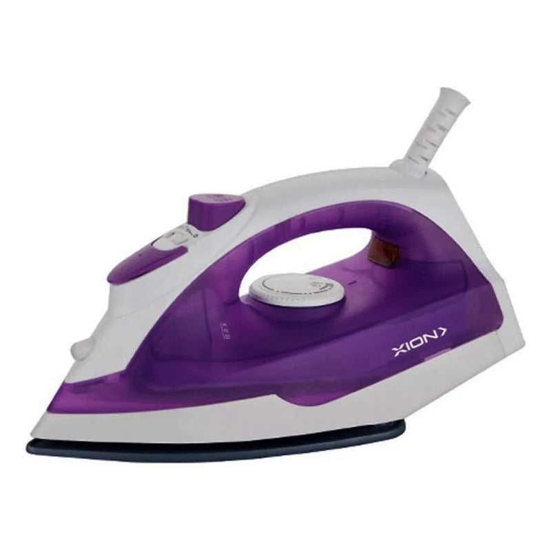 Plancha A Vapor Xion 1400 W Base Antiadherente Spray Y Vapor - Violeta