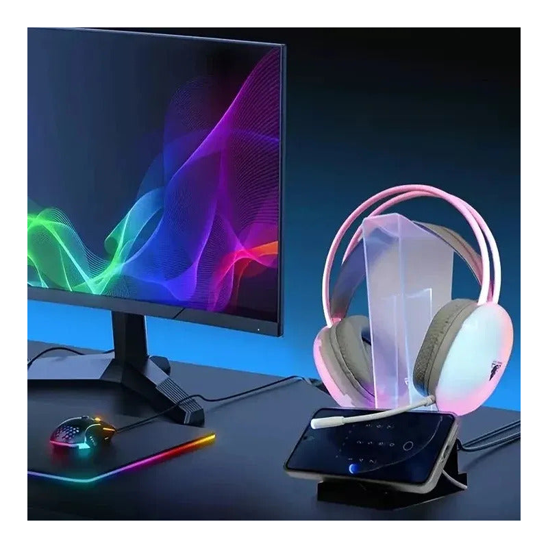 Base Antideslizante Soporte Para Auriculares Cable 1.5m