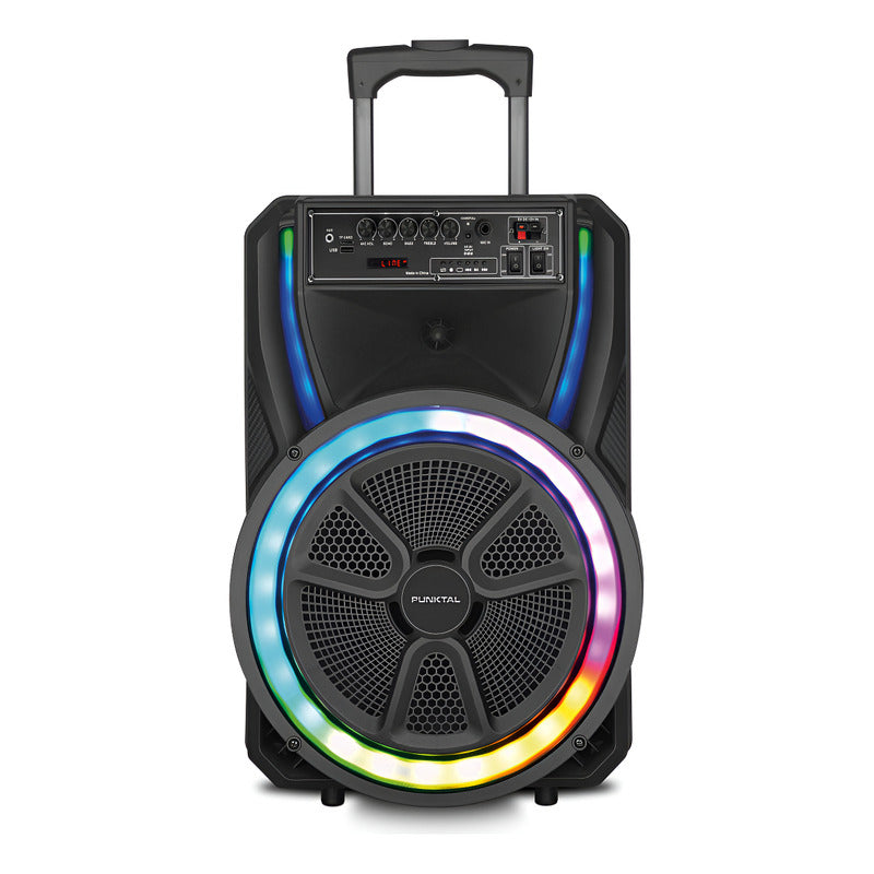 Parlante Punktal Activo 15 Pk-015 Bat 5500w Pmpo Ehogar Color Negro