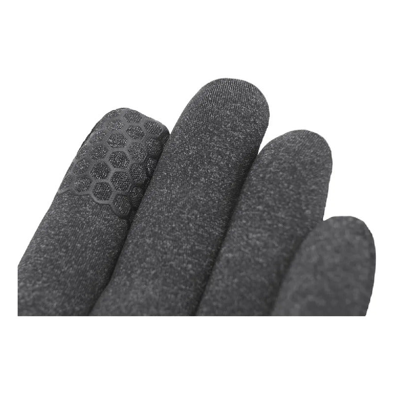 Guantes Térmicos Para Correr Reebok Color Gris Oscuro Lisa S/m