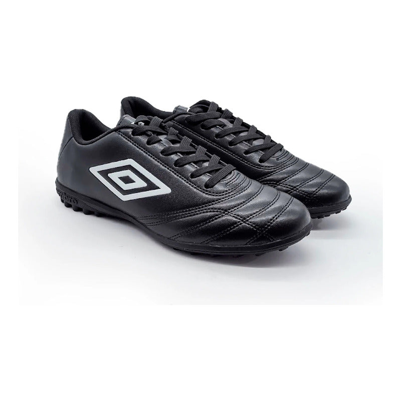 Championes Futbol 5 Umbro Classic Champion F5 Zapato Adulto - Negro/blanco - 10 Us