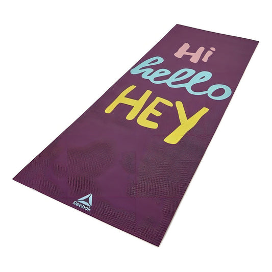 Colchoneta Yoga Mat 4mm Reversible Violeta Reebok
