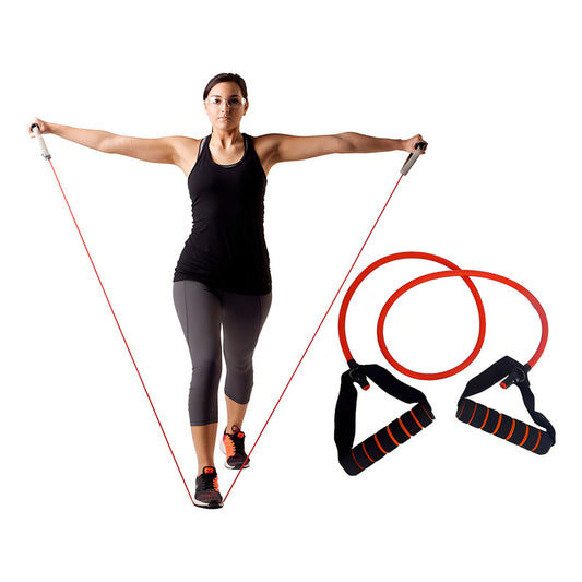 Banda Elastica Tubo C Agarre 1.05 Roja Supergym