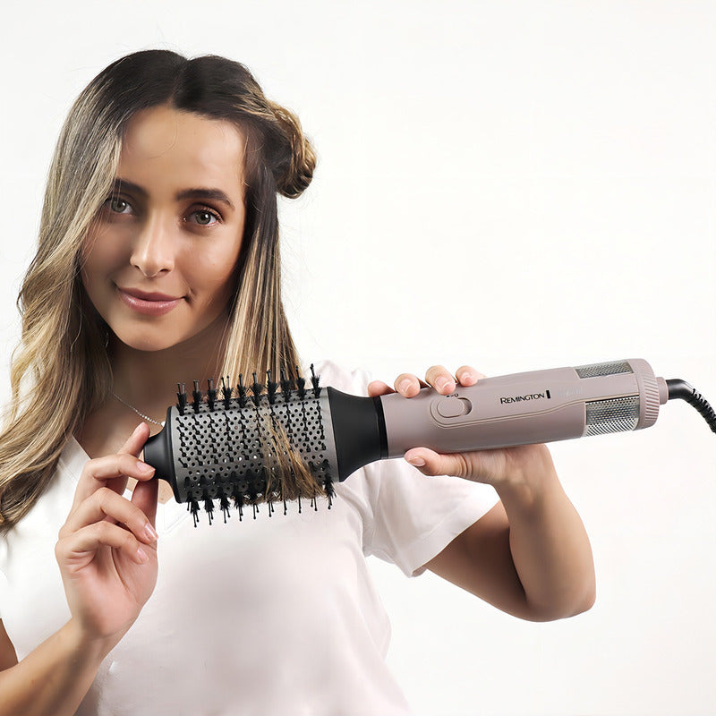 Cepillo De Aire Para Cabello Remington As15a Wet2style Color Rosa