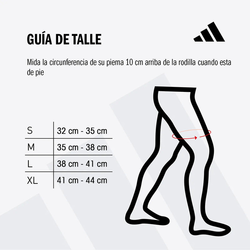 Rodillera Deportiva adidas Color Negro Blanco M