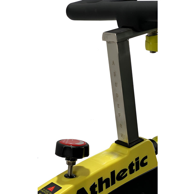 Bicicleta Spinning Athletic 7800bs Athletic Color Negro