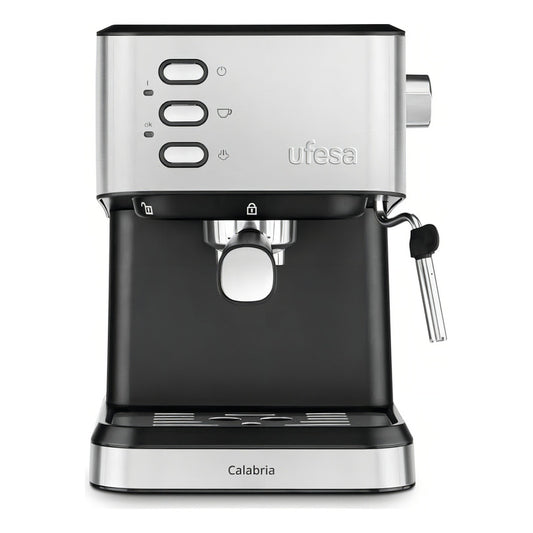 Cafetera Expresso Ufesa Calabria Color Gris Gris