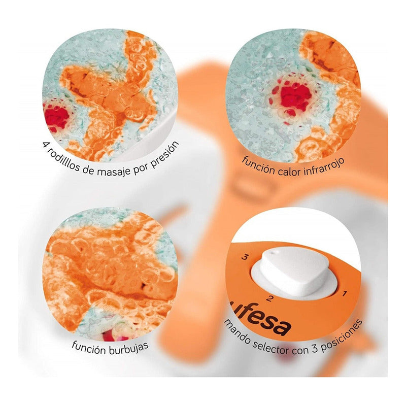Hidromasajeador De Pies Ufesa Bh5700 Varias Funciones