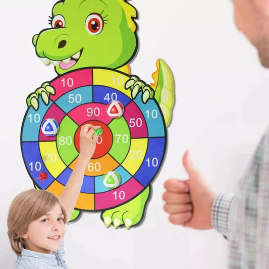 Tiro Al Blanco Dardos Y Pelotas Dinosaurio - Verde - Dinosaurio