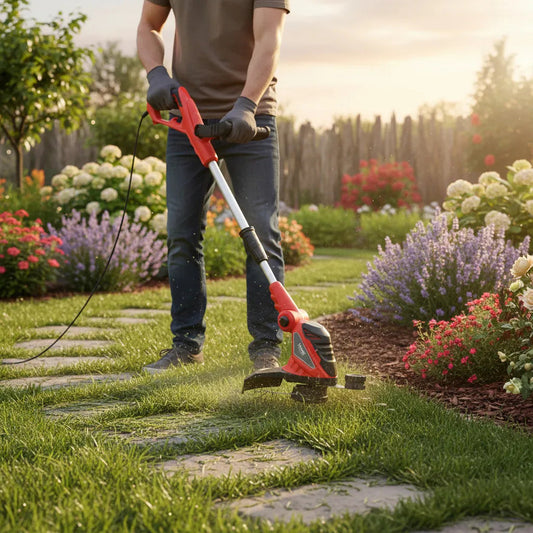 Bordeadora Ferretti Eléctrica 450 W Fe-2002 El Rojo