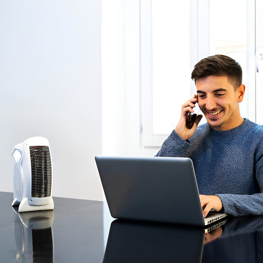 Futura Caloventilador 2 Posiciones Convector De Piso Fut-cv2003vh Color Blanco